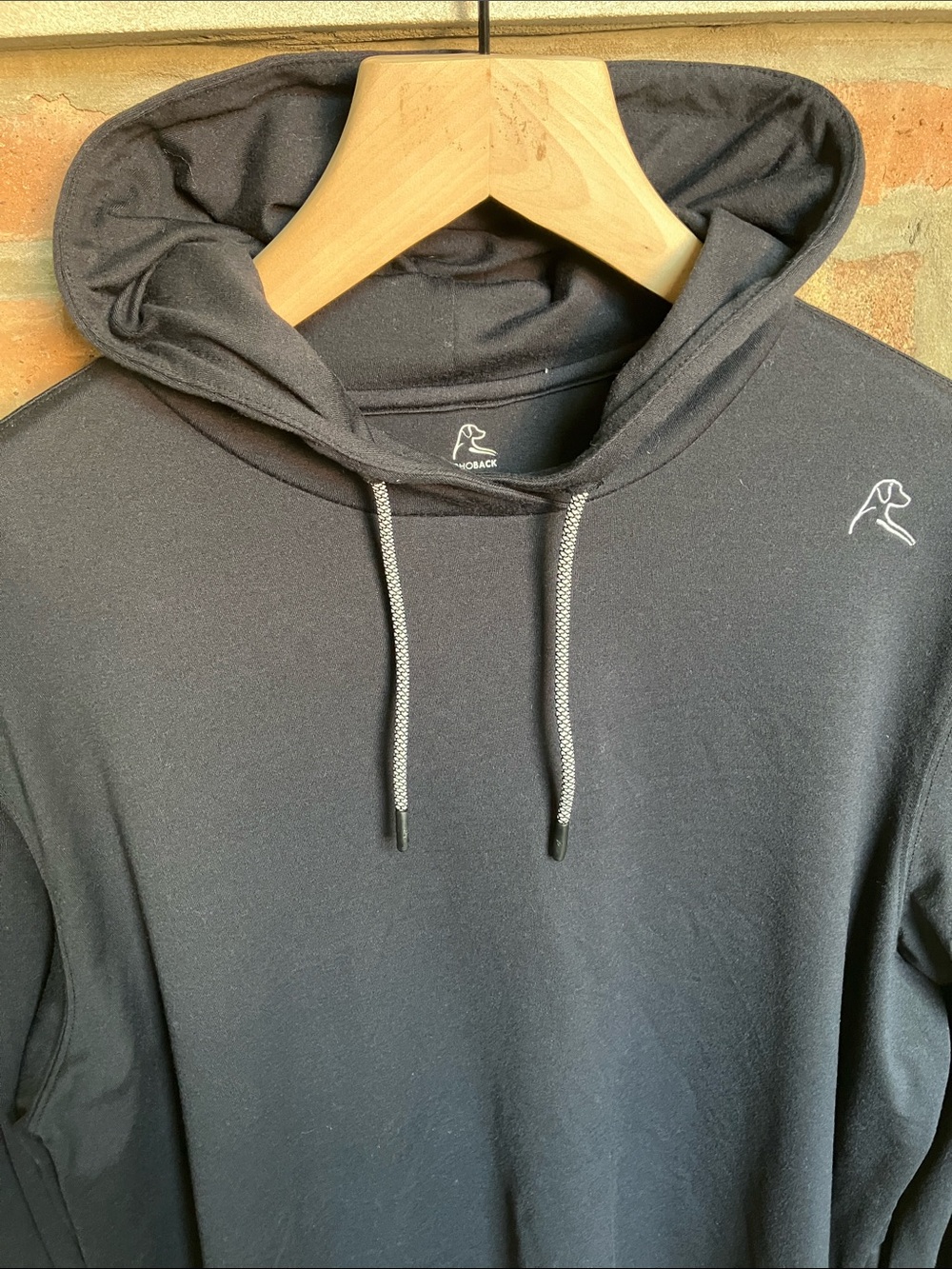 Rhoback Black Men's Hesi Performance Hoodie - Picture 2 of 13